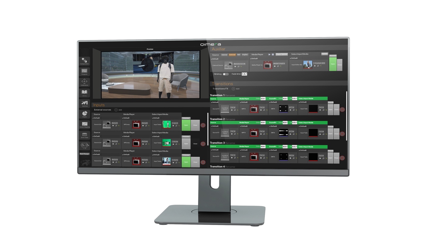 Qimera’s enhanced virtualised rendering produces crisper and more realistic images 